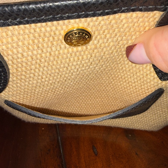 Longchamp le pliage collection tote basket bag handbag crossbody leather canvas - Picture 16 of 16